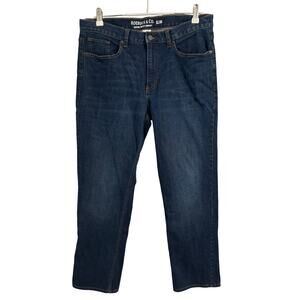 Roebuck & Co. Men's Slim 34X30 Straight Leg Denim Jeans Cowboy Ranch Workwear